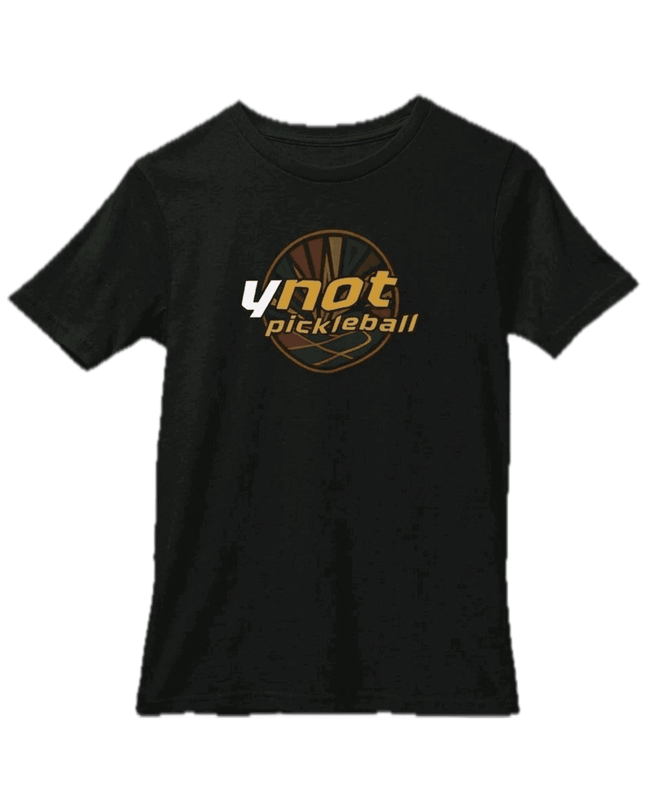 The Ynot Men's Tee in Crest · Black