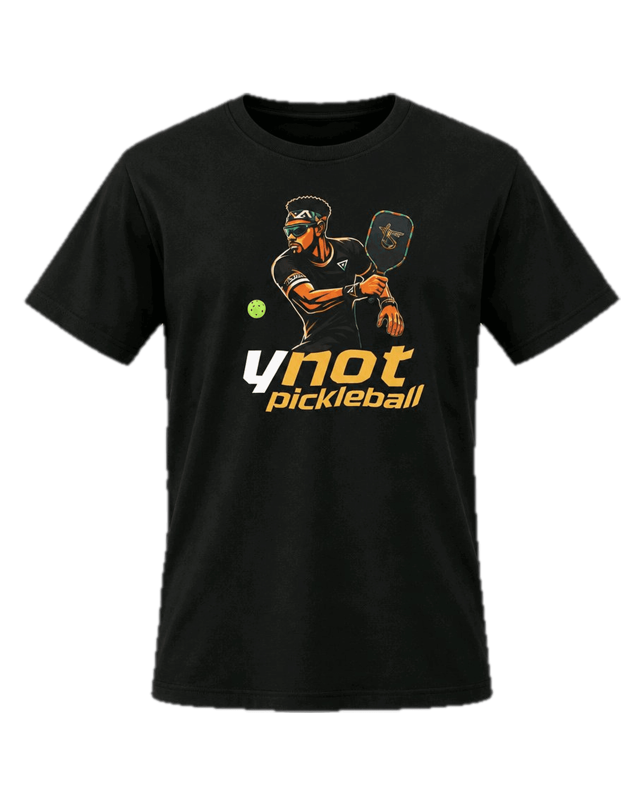 The Ynot Men's Tee in Rally · Black
