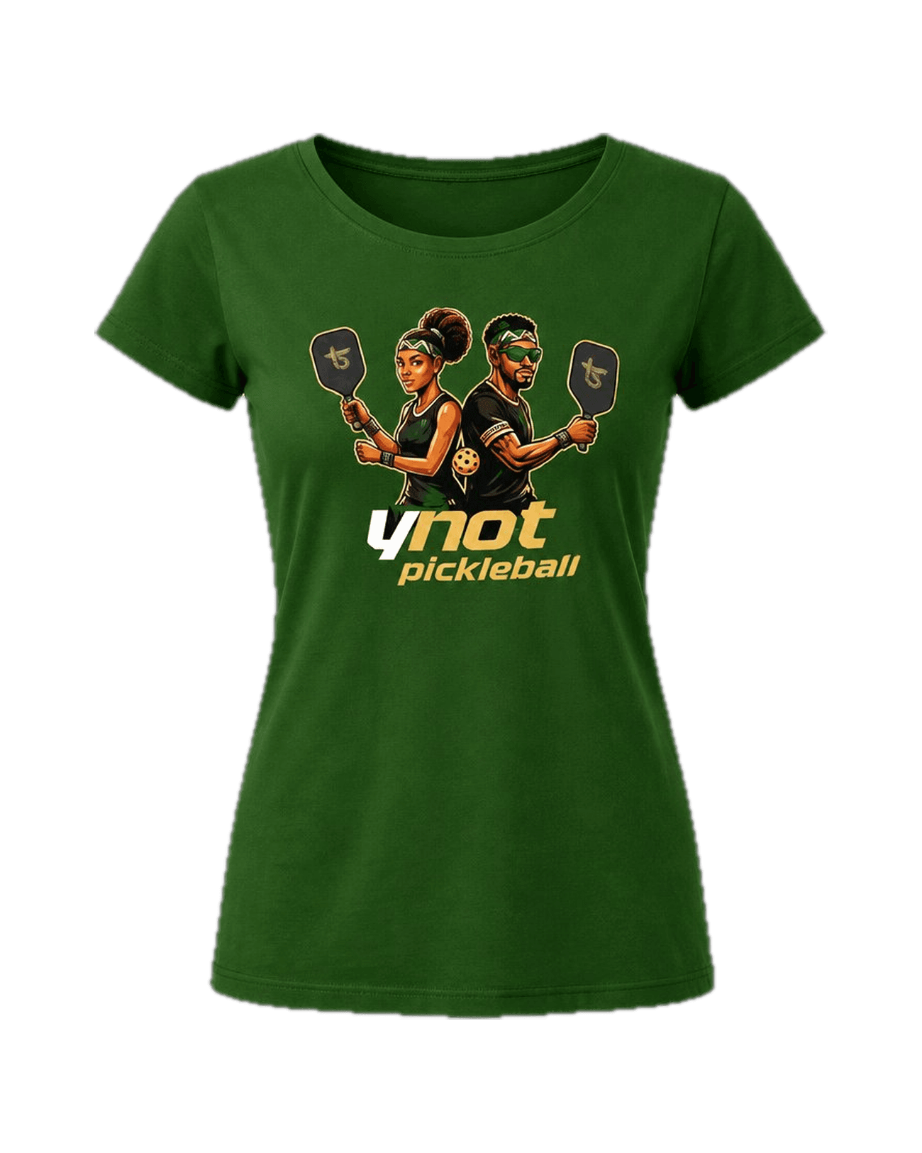 The Ynot Ladies' Tee in Duo · Forest